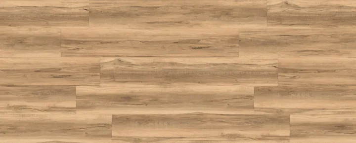 Megaclic Aquashield Lava Falls (MCAS-3210, AC4) waterproof laminate plank flooring in a warm light-brown rustic oak tone, close-up