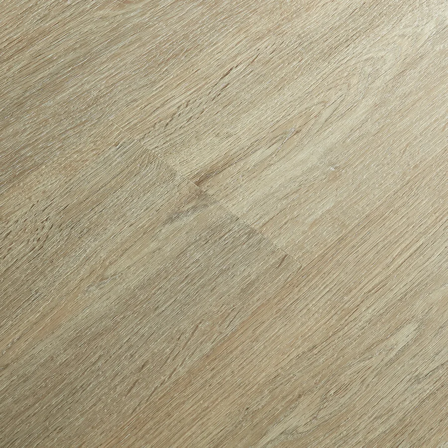 Artisan Hardwood Innova Morro Creek waterproof SPC vinyl plank flooring in a pale whitewashed oak tone, close-up