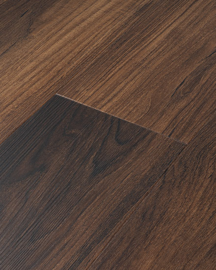 Provenza Big Easy waterproof luxury vinyl plank in a dark walnut tone