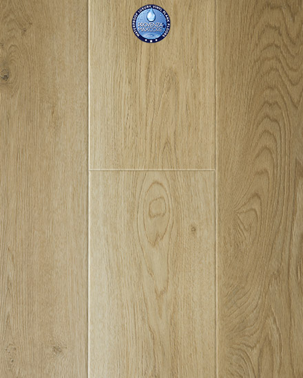 Provenza Bashful Biege waterproof luxury vinyl plank in a warm natural oak tone