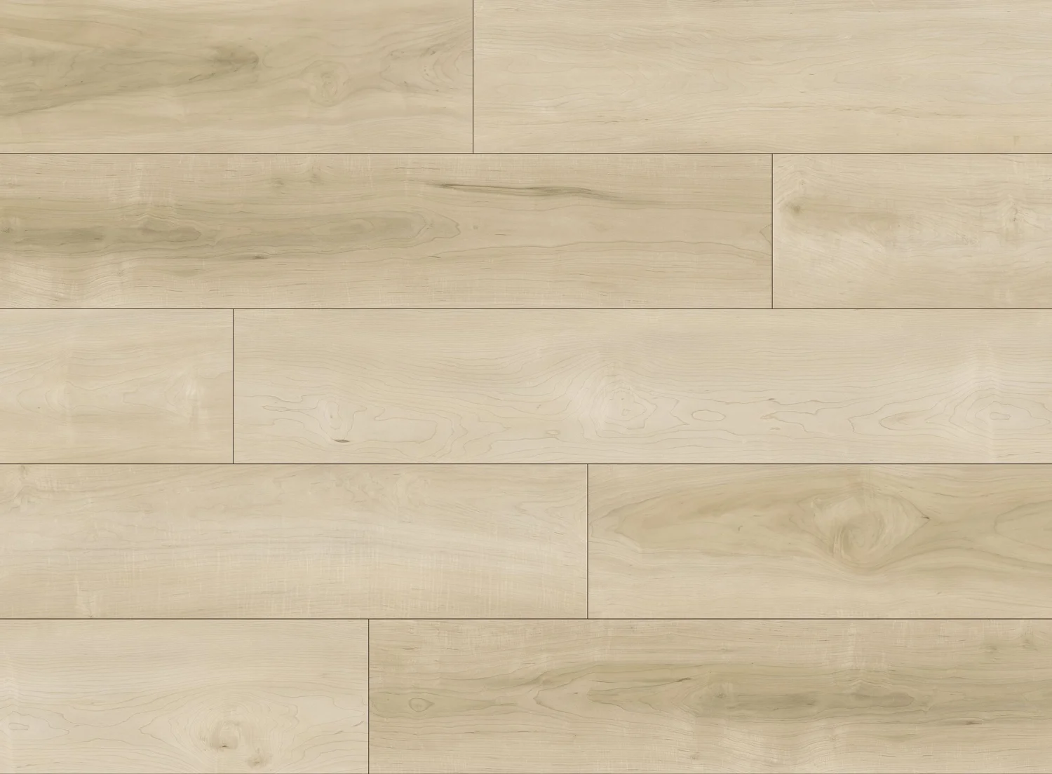 Paradigm Honeydew luxury vinyl plank with very pale natural maple grain
