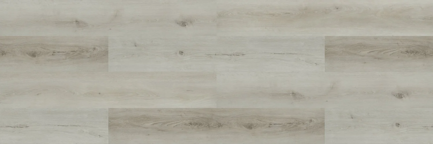 Paradigm Fossil luxury vinyl plank with pale whitewashed oak grain