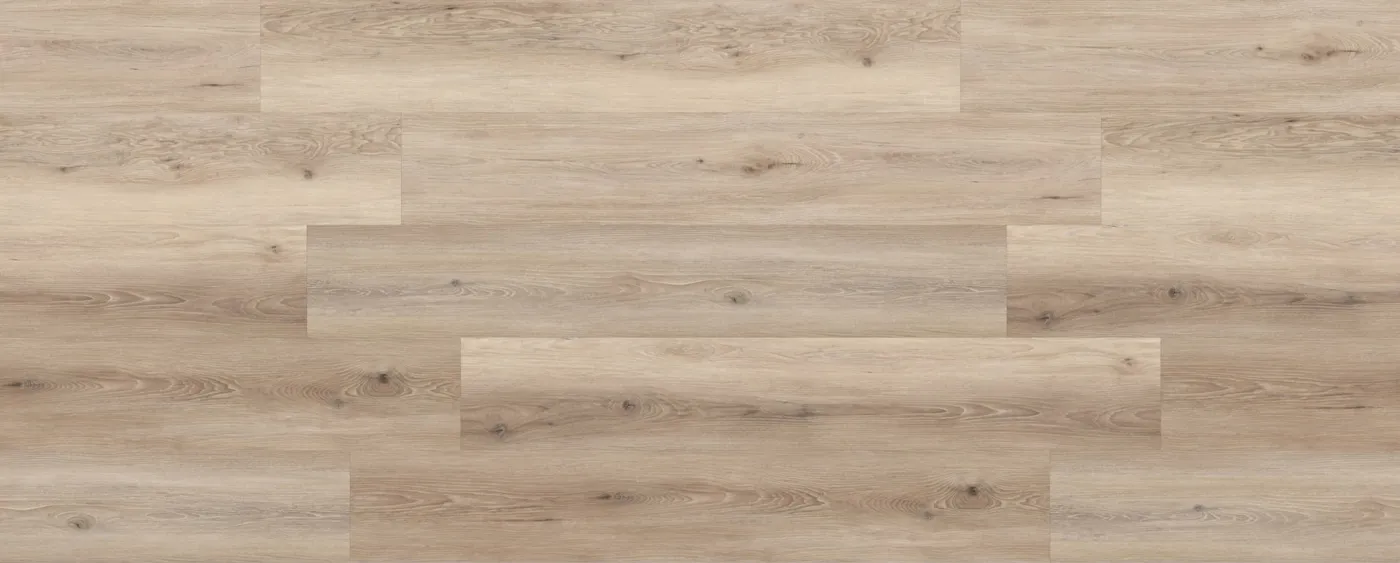 Megaclic Aquashield Arrowhead (MCAS-3203, AC4) waterproof laminate plank flooring in a light sandy oak tone, close-up